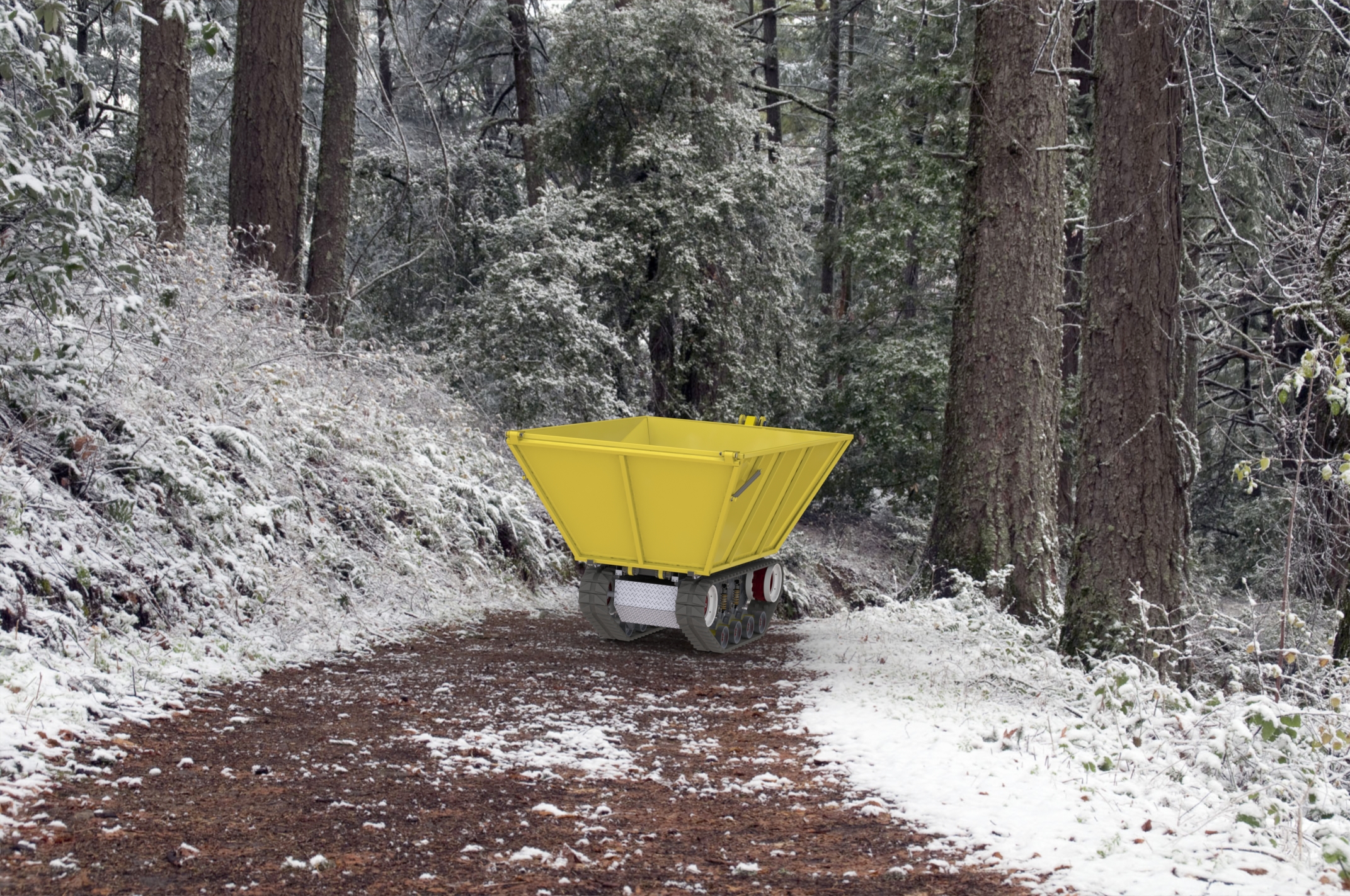 自动翻斗履带车